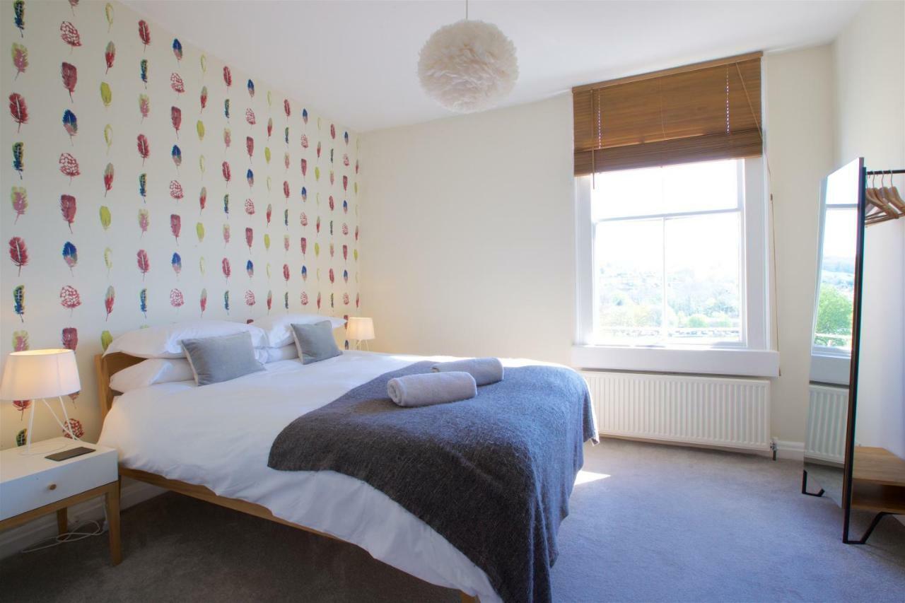 Georgian House - Fantastic Central Apartment With Fabulous Views Bath Exterior foto